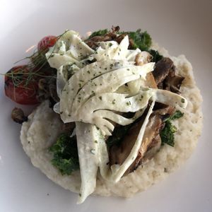 Smoked mushroom  at Plant in Asheville