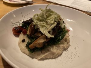 Applewood Smoked Mushroom at Plant in Asheville