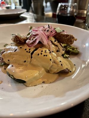 Stuffed pepper and tempeh at Plant in Asheville