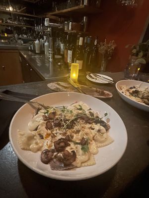 Ravioli  at Plant in Asheville