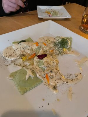 Ravioli  at Plant in Asheville