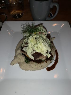 Pecan crusted Tempe   at Plant in Asheville