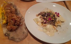 Potatoes and the Ravioli at Plant in Asheville