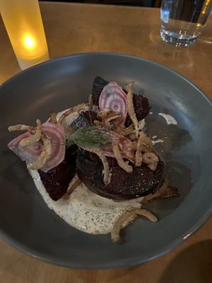 Grilled Beets  at Plant in Asheville