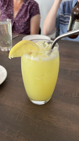 Grapefruit ginger soda  at Plant in Asheville