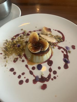 matcha crème brûlée   at Plant in Asheville