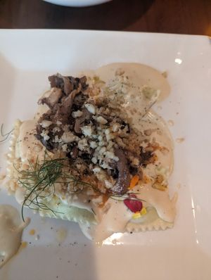 Ravioli at Plant in Asheville