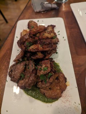 Crispy potatoes at Plant in Asheville