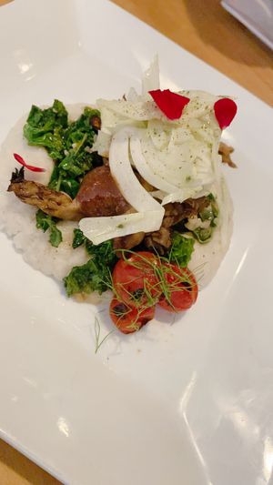 Mushroom entree  at Plant in Asheville