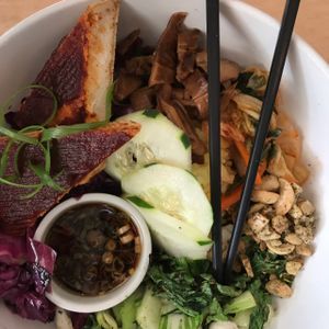 Tofu Bibimbap at Plant in Asheville