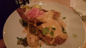 Seitan con queso at Plant in Asheville