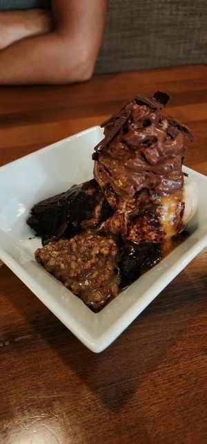 Sum brownie at Plant in Asheville