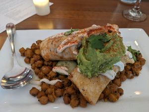 Masala uttapam at Plant in Asheville