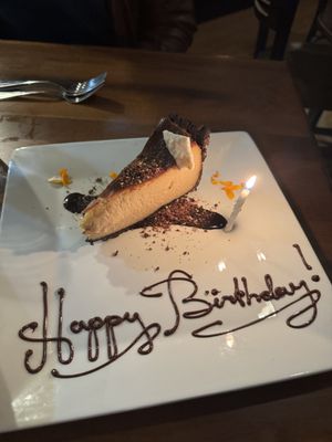 Blood orange chocolate cheesecake (this was amazing!)  at Plant in Asheville