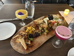 Cheese platter   at Plant in Asheville