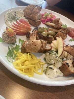 Cheese platter   at Plant in Asheville