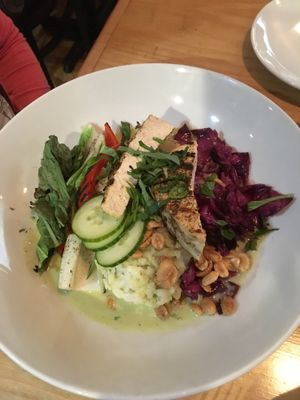 Green curry at Plant in Asheville