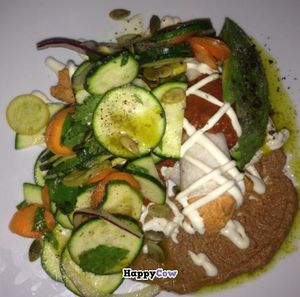 raw enchilada at Plant in Asheville