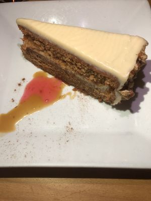 Carrot cake at Plant in Asheville