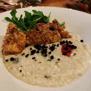 Something nice and grits.  at Plant in Asheville