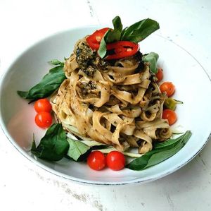 Pesto Papaya Noodle at Juju in 