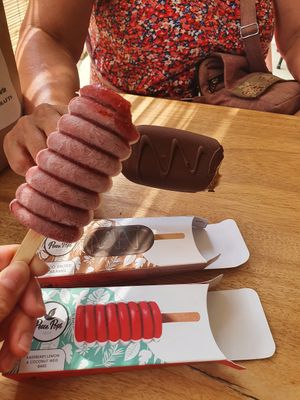 Peace pop icecream sticks at Juju in 