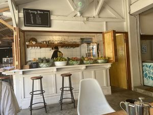 Small kitchen but effective 😋  at Juju in 