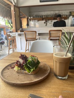 Rainbow on toast   at Juju in 