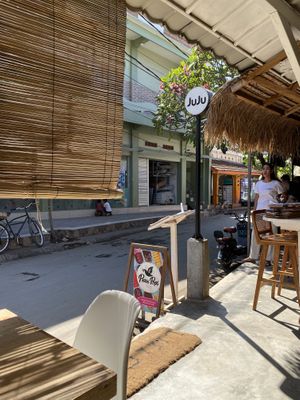 view from inside  at Juju in 