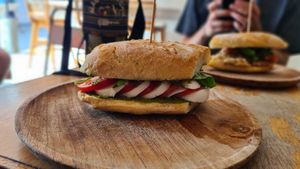 The best caprese sandwich at Juju in 