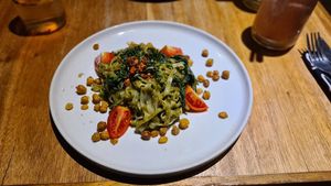 Pesto pasta at Juju in 
