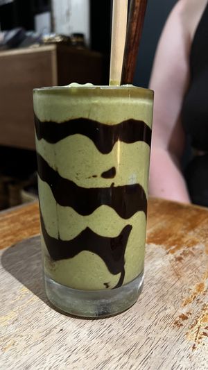 After 8 smoothie (very good)  at Juju in 