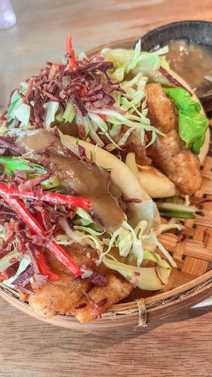 Tofu teriyaki bao buns  at Juju in 