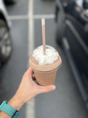 Chocolate Peanut Butter Oreo “Milk” Shake  at The Hop in Asheville