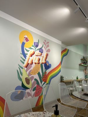 Interior  at Nutribowl in Thessaloniki