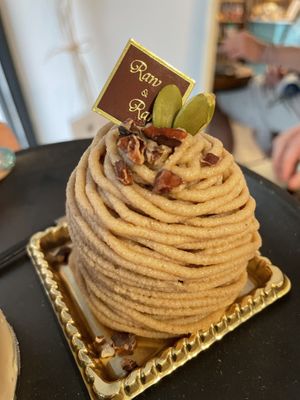 Mont Blanc aux marrons for vegan!💚  at Ve Tree in Nagoya