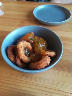Onion rings at Guará in Vila Nova De Gaia