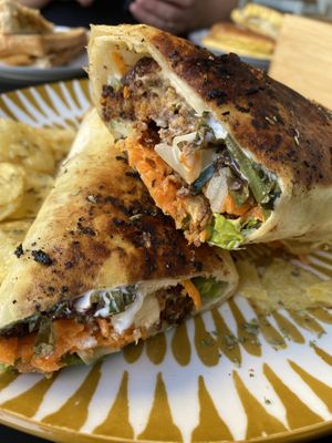 Mushroom wrap  at Guará in Vila Nova De Gaia