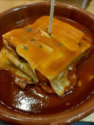Francesinha - Portuguese Sandwich at Guará in Vila Nova De Gaia
