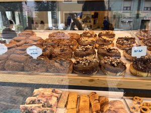 Super selection of savoury and sweet pastriess  at Guará in Vila Nova De Gaia