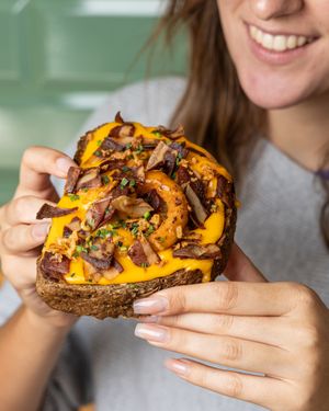Bruschetta de Cheddar e "Bacon" at Guará in Vila Nova De Gaia