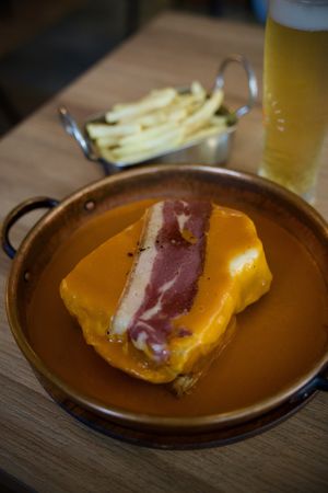 Vegan Francesinha da casa  at Guará in Vila Nova De Gaia