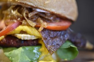 MMMMM Bacon! at Slaughterhouse Vegan in Calangute