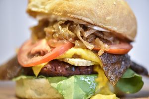 Meet the meatier burger at Slaughterhouse Vegan in Calangute