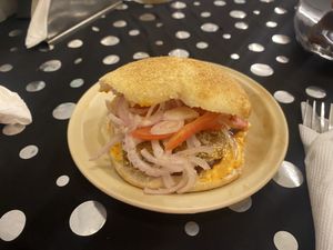 Cutless pao  at Slaughterhouse Vegan in Calangute