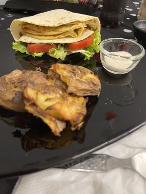 Protein pocket  at Slaughterhouse Vegan in Calangute