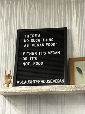 ⭐️  at Slaughterhouse Vegan in Calangute