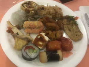 Vegan options at Lotus Vegetariano in Sao Paulo