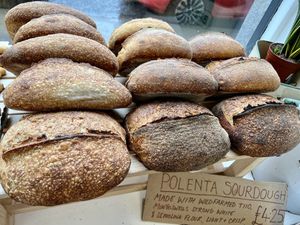 Polenta sourdough   at Bandit Bakery in Aberdeen