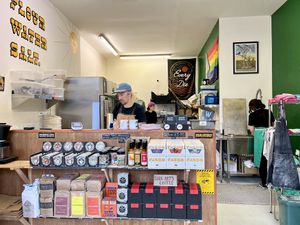 Atmosphere & some of the team  at Bandit Bakery in Aberdeen